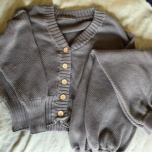 Free People dupe matching cardigan set